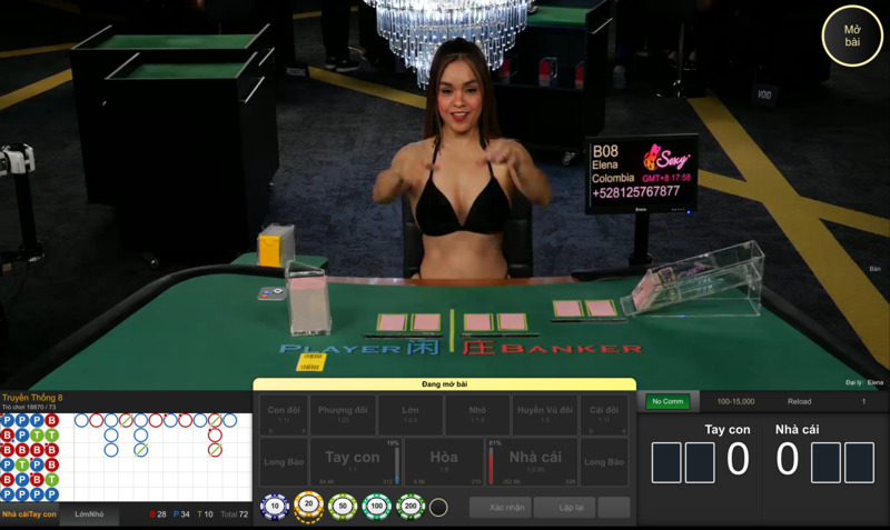 baccarat m88 live casino
