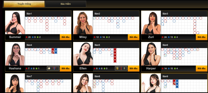 cách chơi baccarat m88 chi tiết cho tân binh 4 chọn bàn chơi baccarat m88