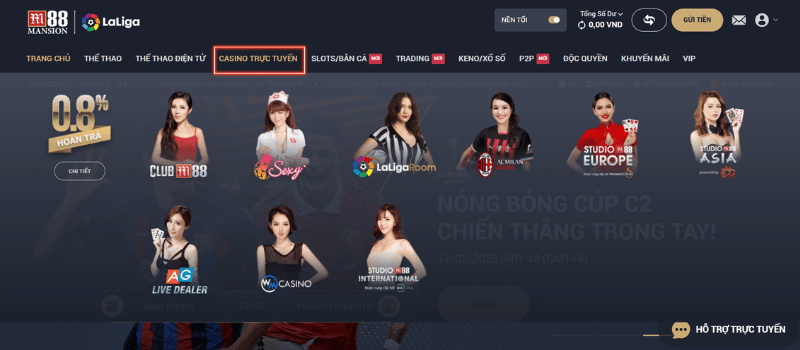 rồng hổ m88 - khám phá cách chơi mới nhất cho tân binh 2 chọn sảnh chơi casino để tham gia rồng hổ m88