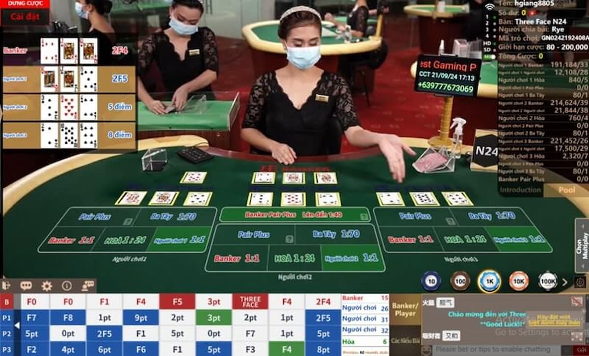 three face m88 - hướng dẫn cách chơi dành cho newbie 3 đặt cược three face m88