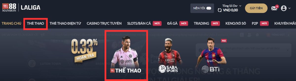 squash m88 - khám phá quy trình đặt cược chi tiết 1 chọn sảnh chơi cá cược squash m88