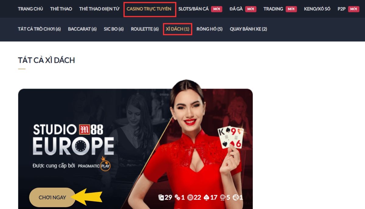 hướng dẫn cách đánh xì dách m88 siêu chuẩn cho dân cược 2 sảnh chơi xì dách m88