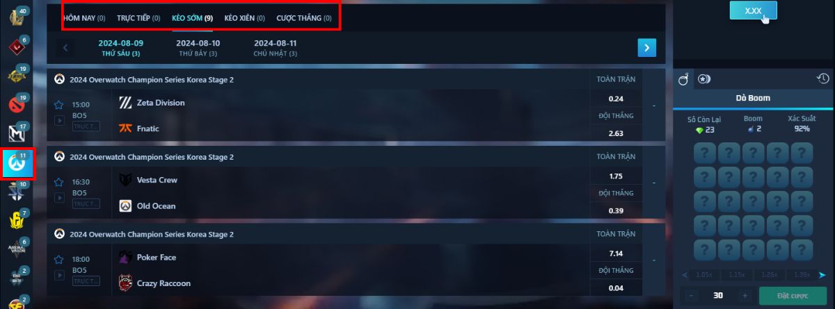 hướng dẫn cách chơi cá cược overwatch m88 cho người mới bắt đầu 2 xác định trận đấu overwatch m88 muốn cược